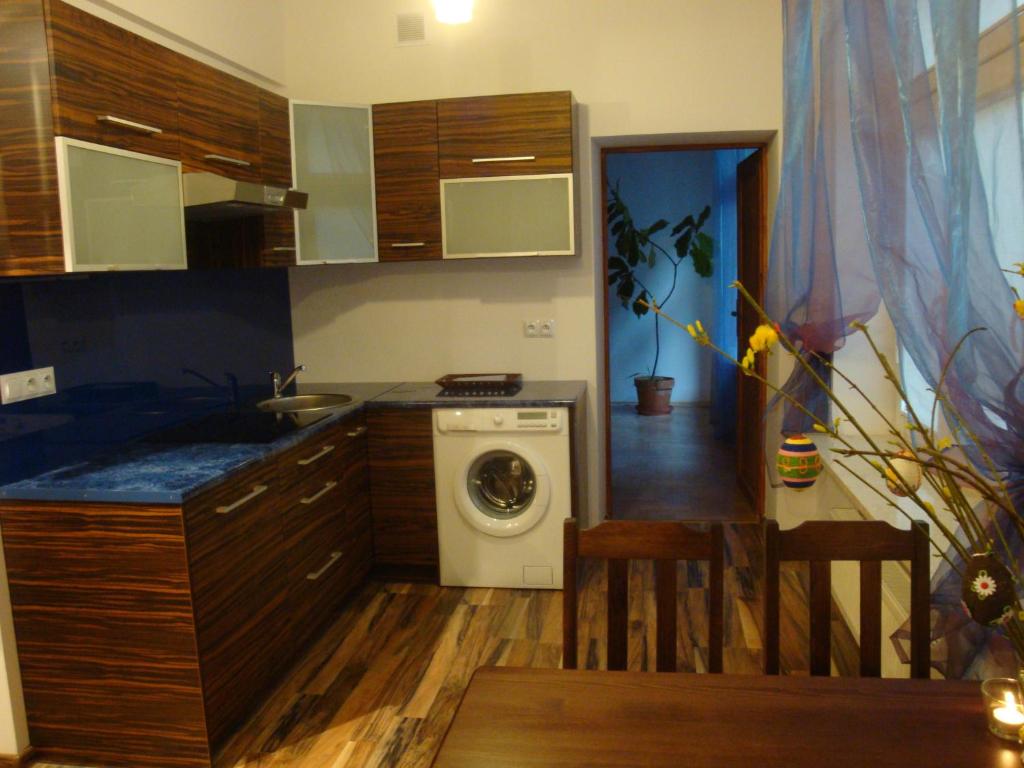 Kuchyňa alebo kuchynka v ubytovaní Apartament Jonek