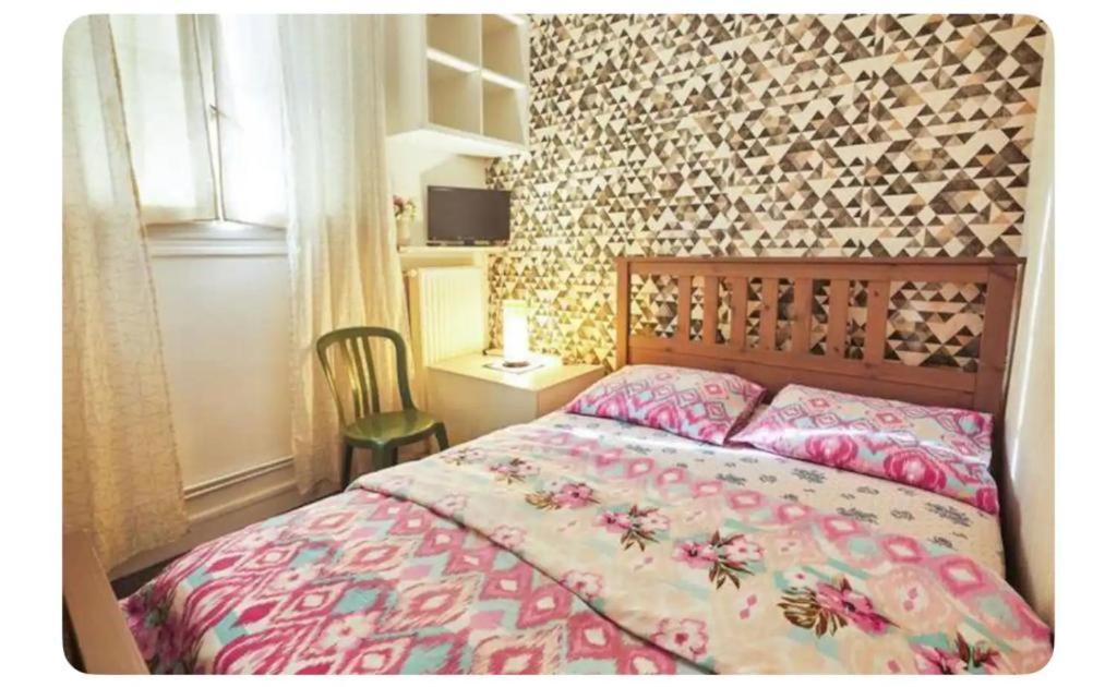 Postel nebo postele na pokoji v ubytování Private Room near Paris
