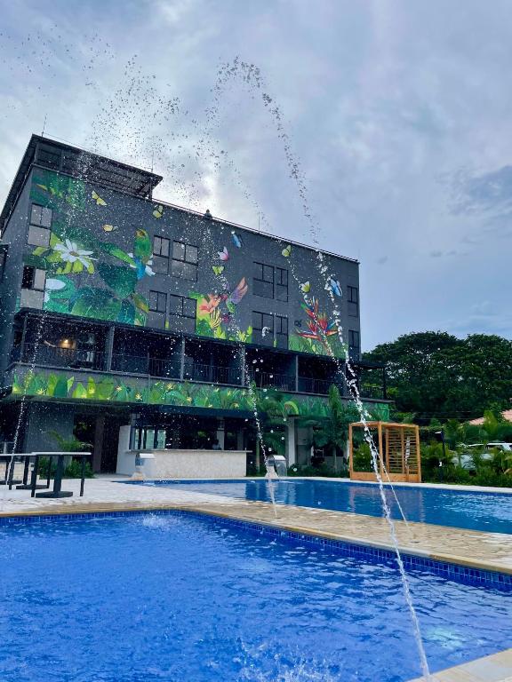 Bazén v ubytování Ivanna Hotel Campestre nebo v jeho okolí