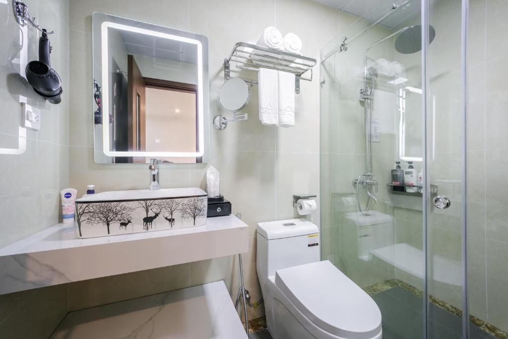 Koupelna v ubytování A25 Hotel - Hoàng Đạo Thúy 2