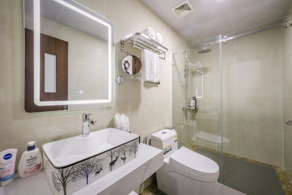 Koupelna v ubytování A25 Hotel - Hoàng Đạo Thúy 2