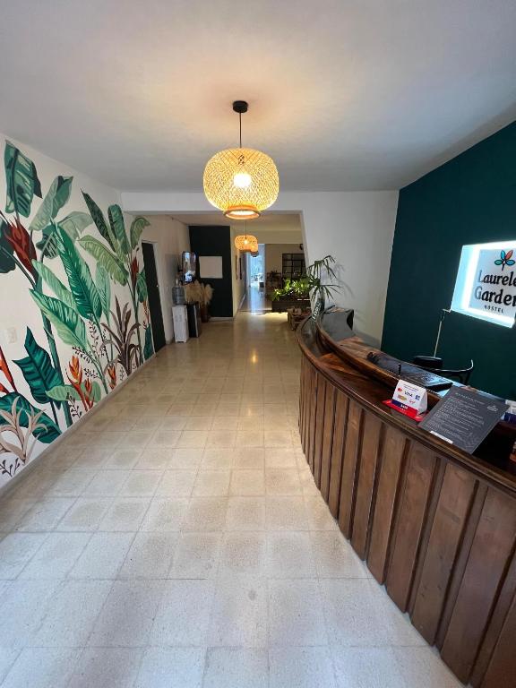Vstupní hala nebo recepce v ubytování Laureles Garden Hostel