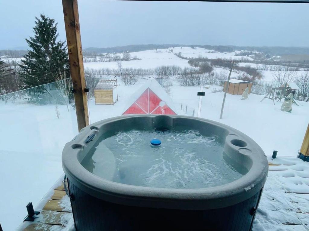 Το 564A Le Refuge Spa Riviere τον χειμώνα