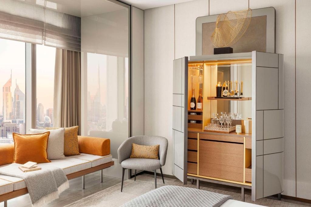 
 Za'abeel Room King Burj Khalifa View
