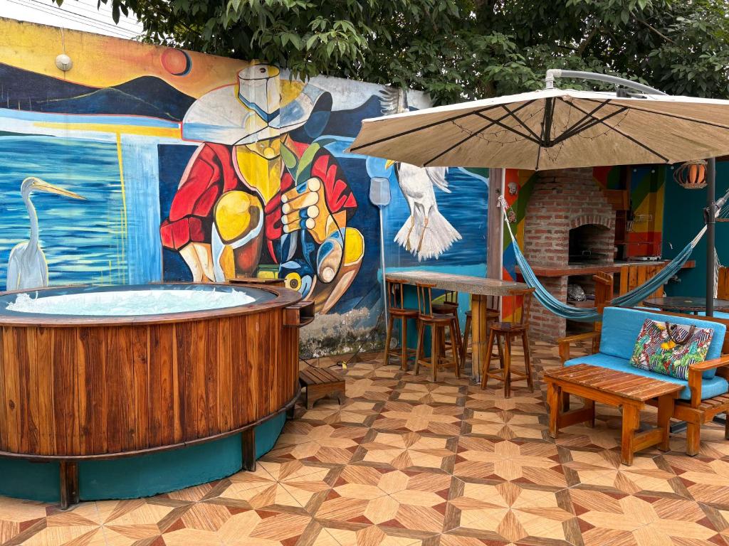 Patio nebo venkovní prostory v ubytování La Cabaña de Victor