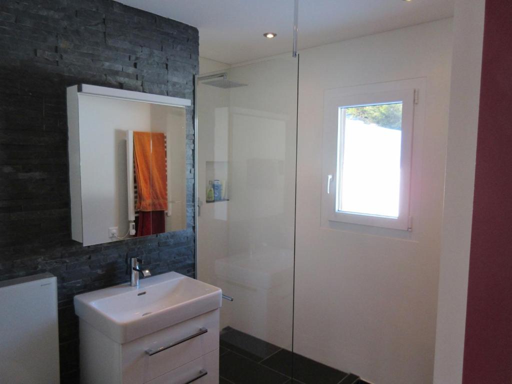 Koupelna v ubytování Chalet Casa Cresta - Top of Lenzerheide - bis 8 Personen