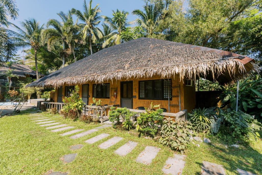 Zahrada ubytování Nabulao Beach Resort