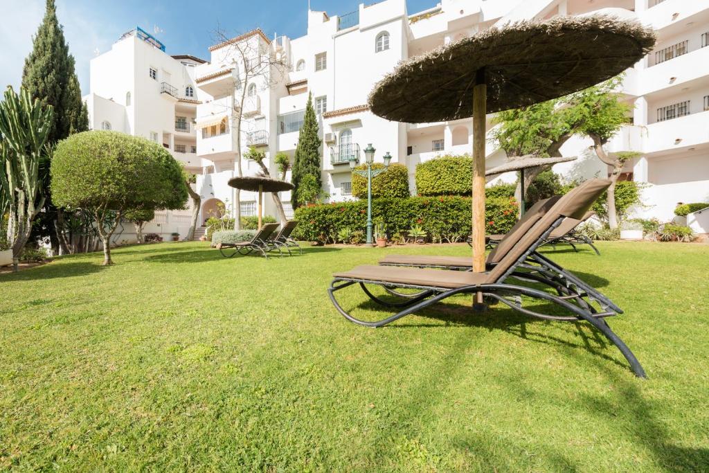 Vonkajšia záhrada v ubytovaní Apartamento Pueblo Quinta