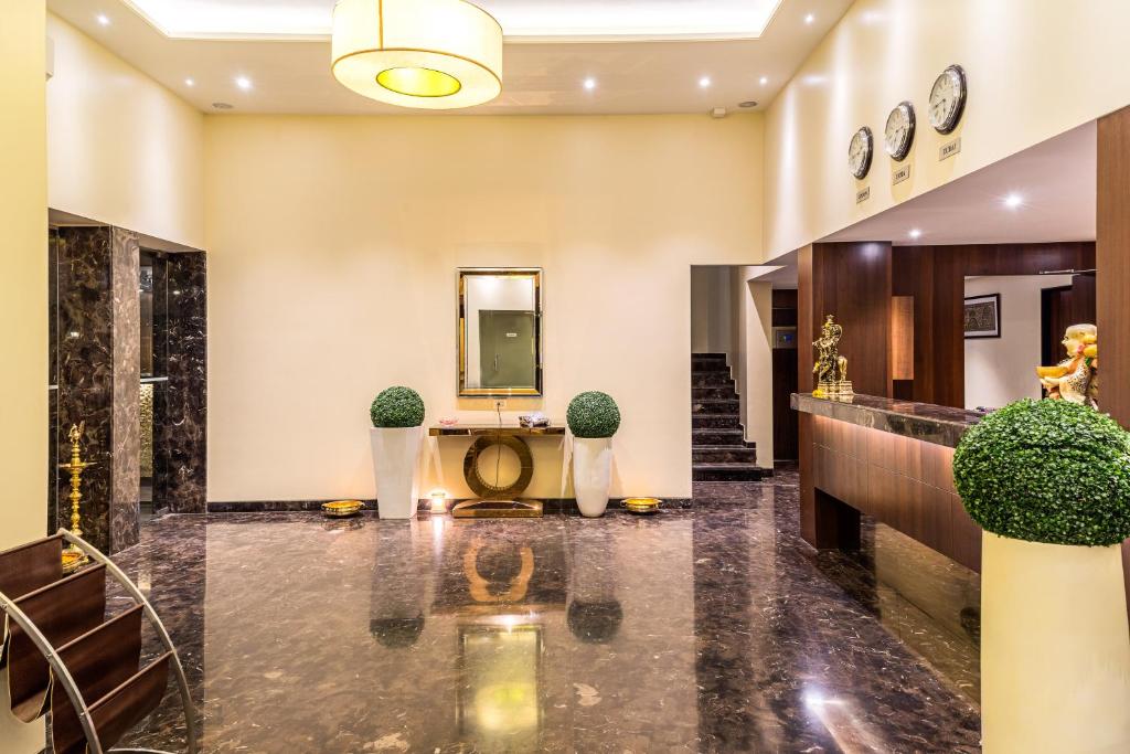 Posezení v ubytování Treebo Premium Grand Emerald