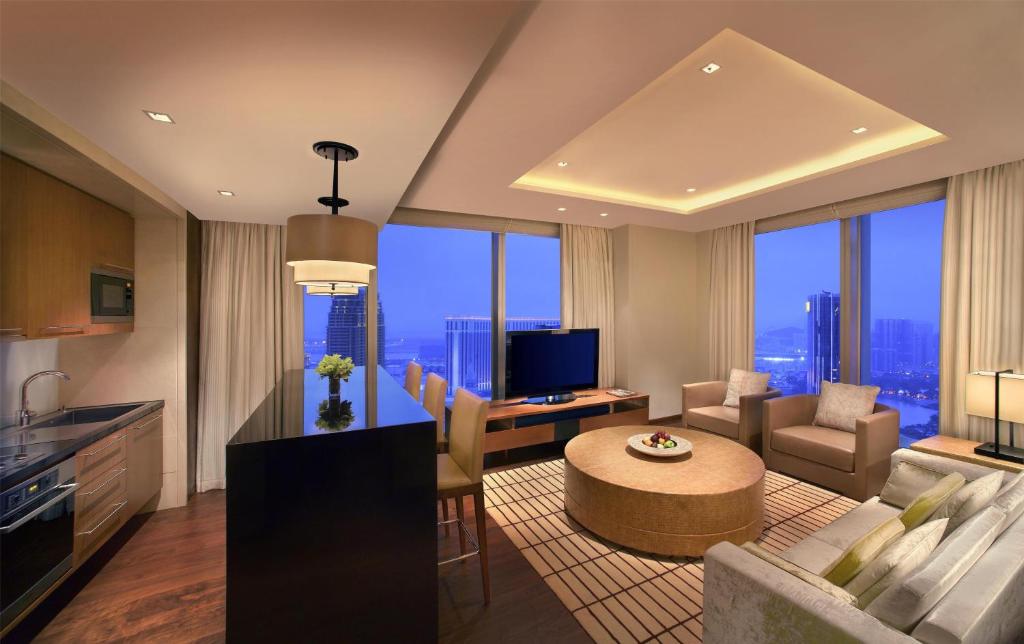 TV a/nebo společenská místnost v ubytování Grand Hyatt Macau