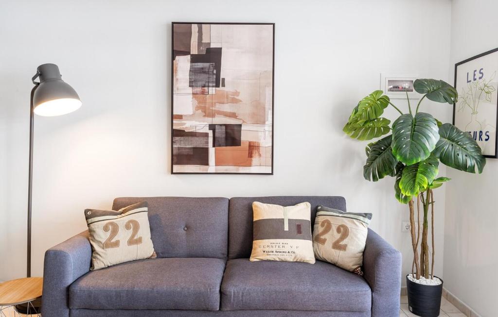 Χώρος καθιστικού στο Dolce Vita Luxury Suite Larisa 2nd Floor
