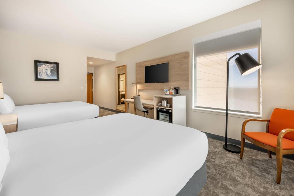 Postel nebo postele na pokoji v ubytování Radisson Hotel Pendleton Airport