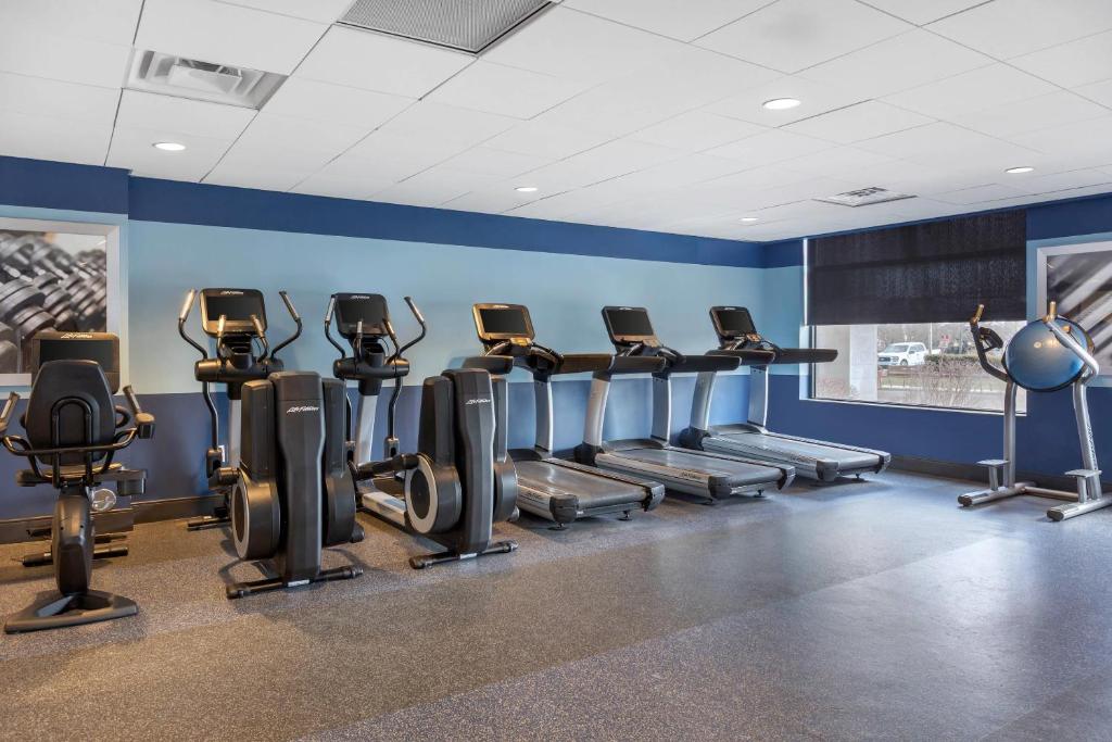 Fitness centrum a/nebo fitness zařízení v ubytování Radisson Hotel Detroit Metro Airport