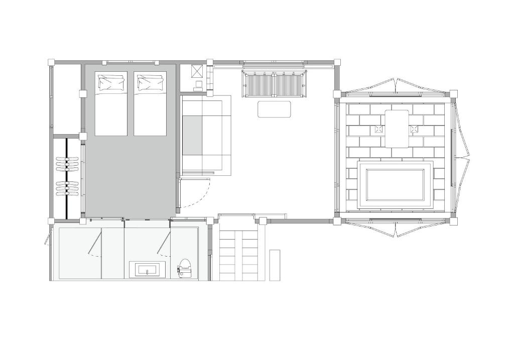 Půdorys ubytování Rakkojae Hahoe Hanok Hotel