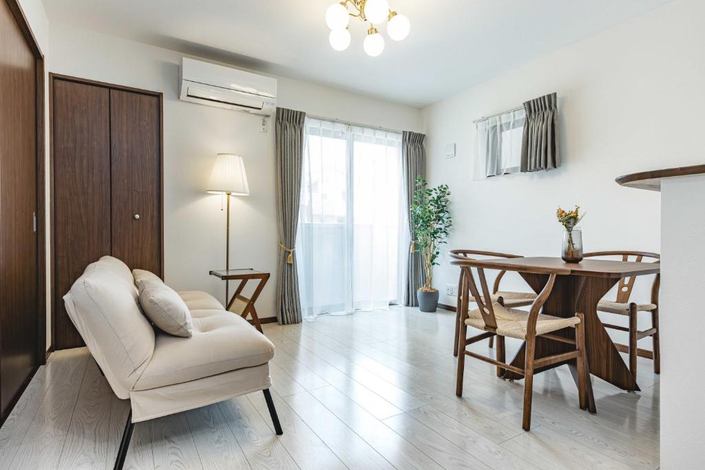 Ruang duduk di Grace -Vacation stay-10min from Nagoya 40m2 King Nomad