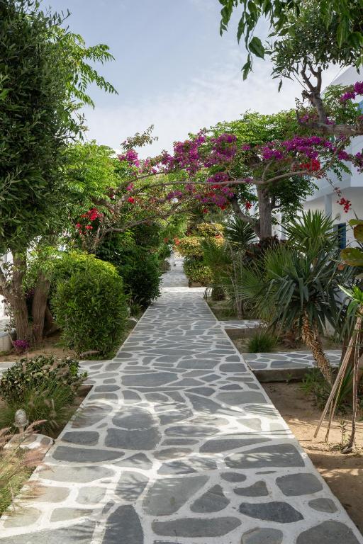 Zahrada ubytování Acrogiali Beachfront Hotel Mykonos