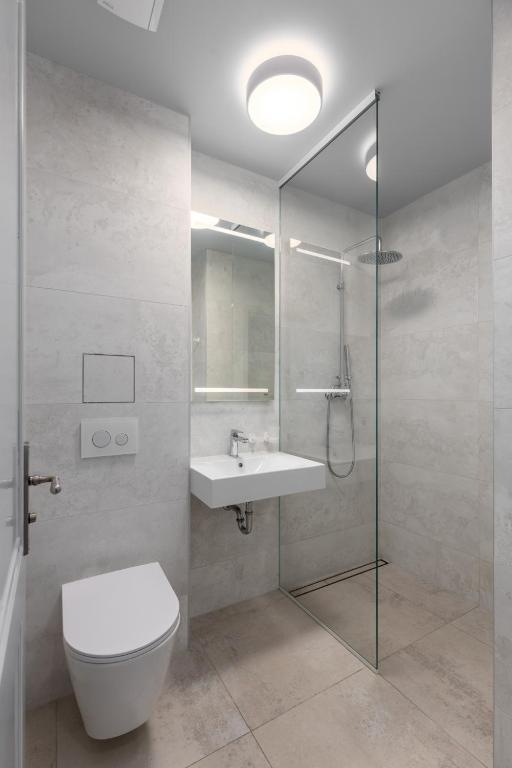 Koupelna v ubytování Roze Park Rooms