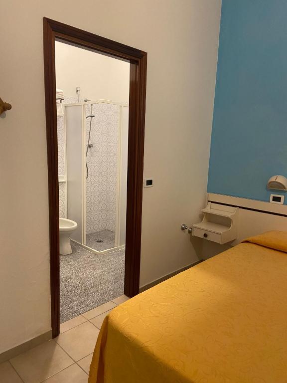 Koupelna v ubytování Hotel Gladys