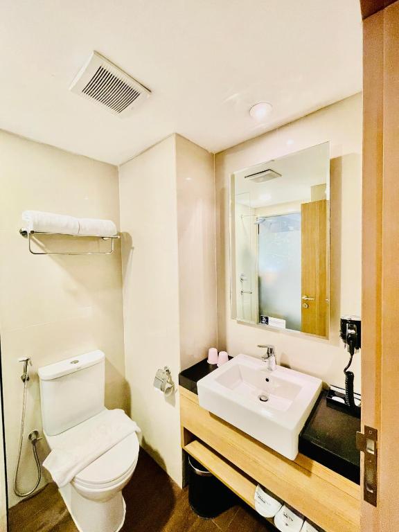 Koupelna v ubytování Golden Tulip Essential Tangerang