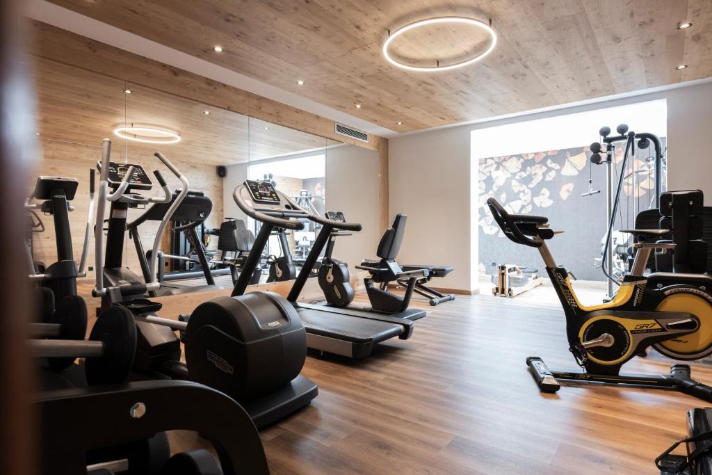 Fitness centrum a/nebo fitness zařízení v ubytování Small & Beautiful Hotel Gnaid