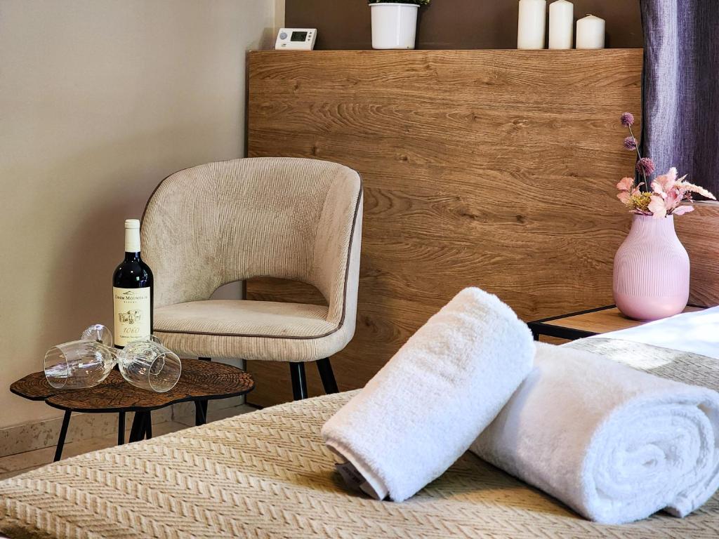 Posezení v ubytování איילת השחר אירוח גלילי - Ayelet Hotel