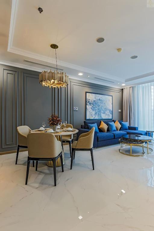 Posezení v ubytování The Landmark 81 Riverside Resident Suite