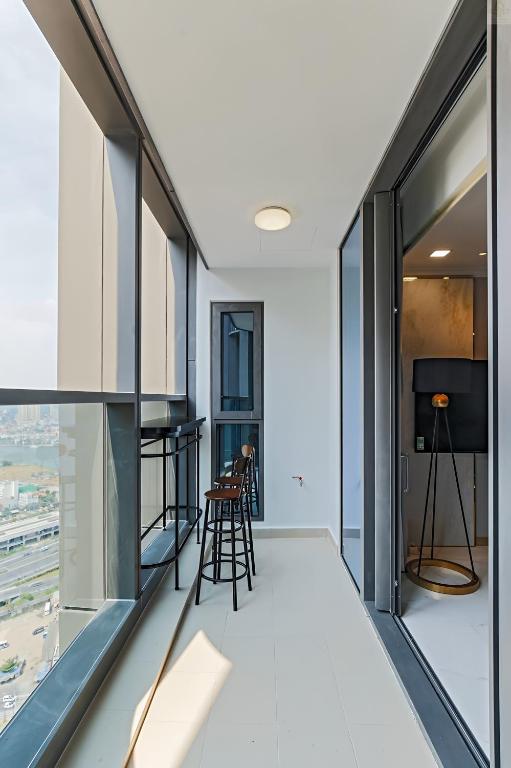 TV a/nebo společenská místnost v ubytování The Landmark 81 Riverside Resident Suite