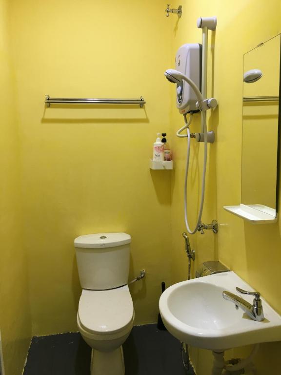 Koupelna v ubytování Moon Eleven Hostel Near Klia & Klia2