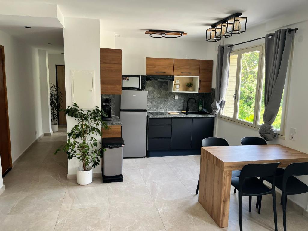 Una cocina o cocineta en appartement 4 couchages
