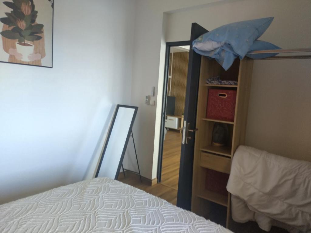 Postel nebo postele na pokoji v ubytování Villa océan
