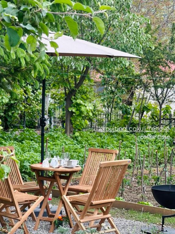 Zahrada ubytování BUJTINA CAKULI, Rehovë - ERSEKË