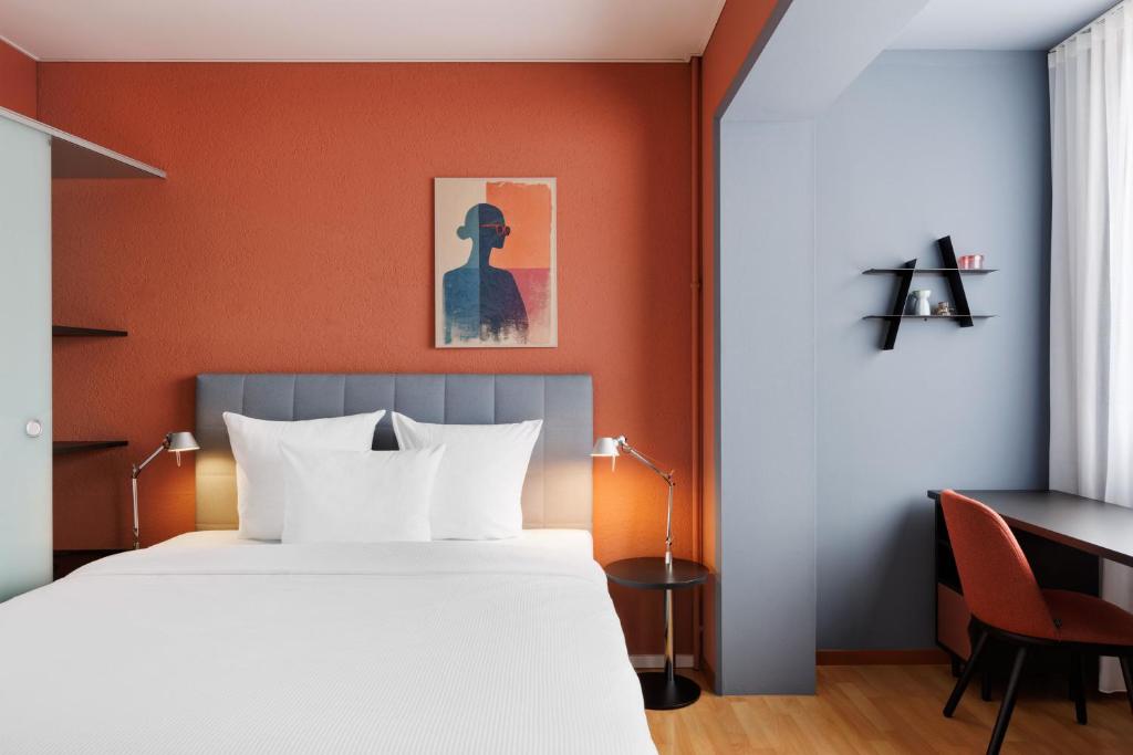 Postel nebo postele na pokoji v ubytování Hotel La Pergola