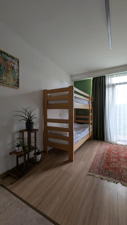 Кровать или кровати в номере Chalet Papa Basili