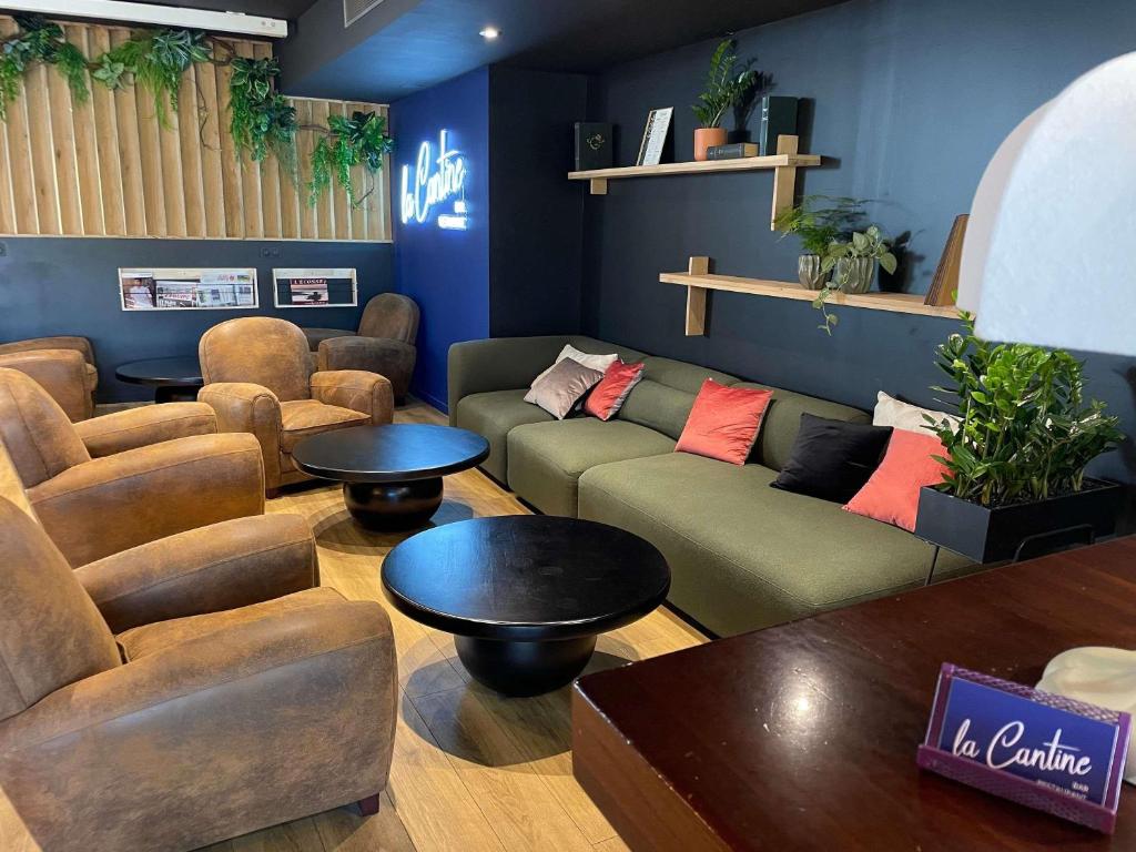 Posezení v ubytování ibis Styles Lorient Caudan