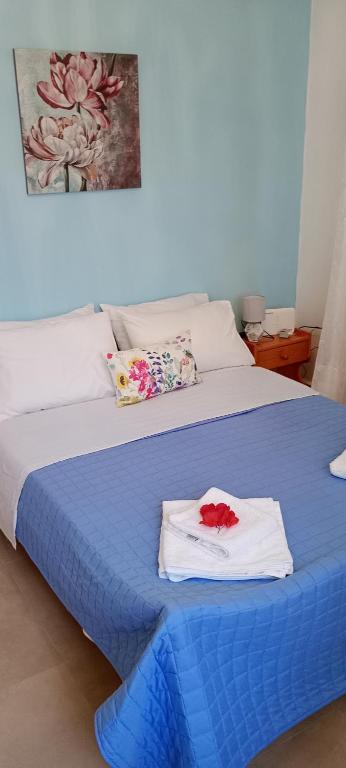 Postel nebo postele na pokoji v ubytování Gaios Rest Apartment Comfort Location Paxos Hospitality