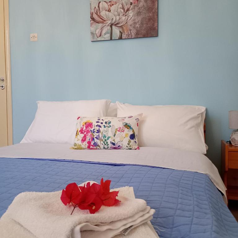 Postel nebo postele na pokoji v ubytování Gaios Rest Apartment Comfort Location Paxos Hospitality