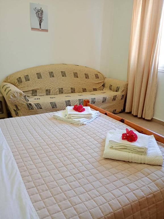 Postel nebo postele na pokoji v ubytování Gaios Rest Apartment Comfort Location Paxos Hospitality