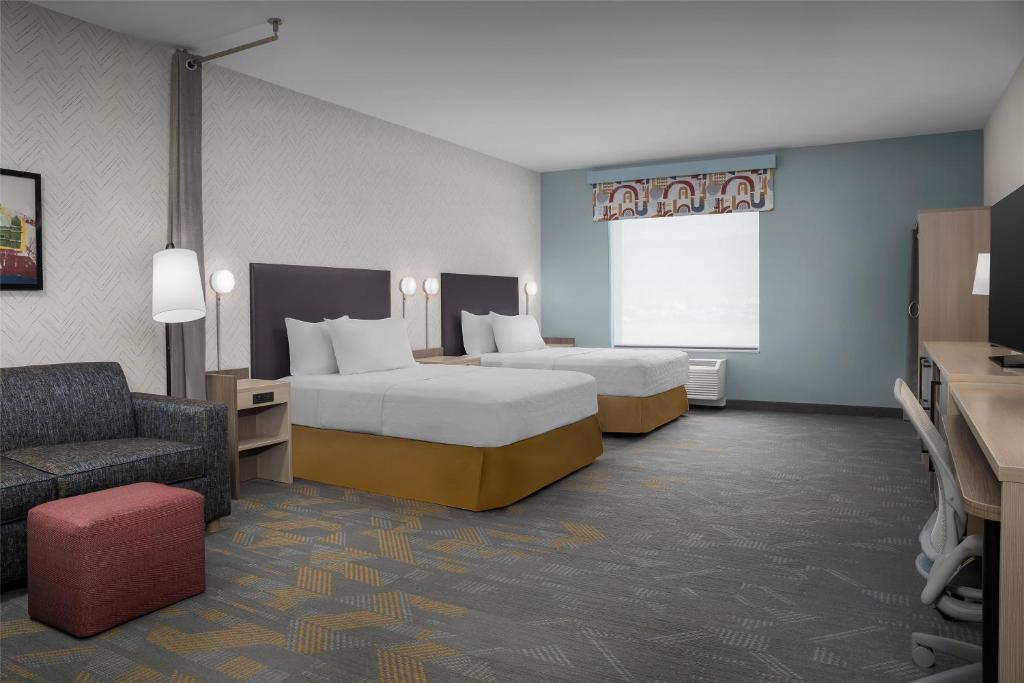 Postel nebo postele na pokoji v ubytování Home2 Suites By Hilton Tooele