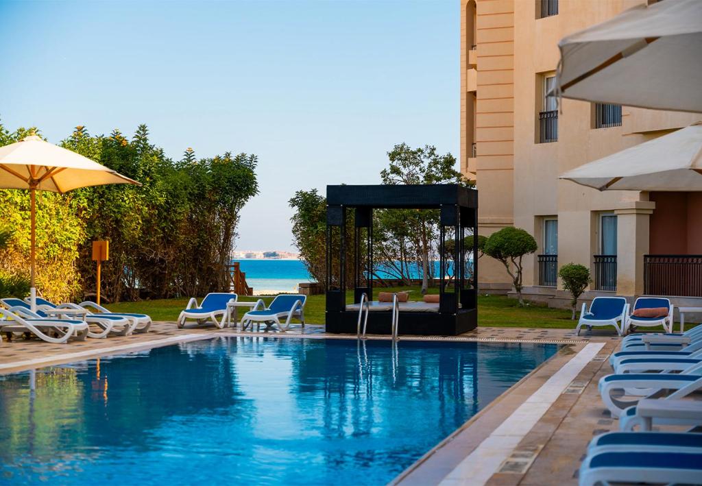 Bazén v ubytování Tropitel Sahl Hasheesh nebo v jeho okolí