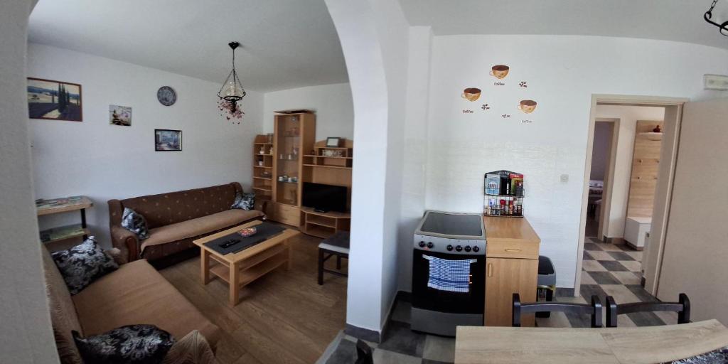 Posezení v ubytování Apartment Gabi