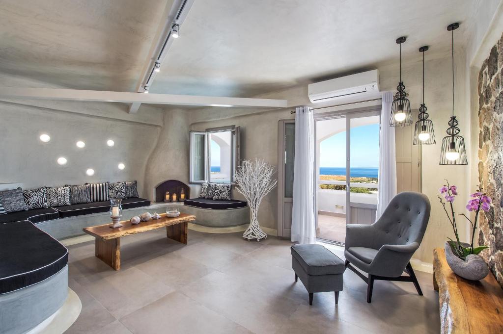 Posezení v ubytování Gonia Residences