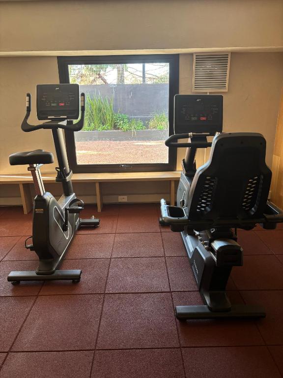 Fitness centrum a/nebo fitness zařízení v ubytování Excepcional Monoambiente edificio LAWA Calyptus