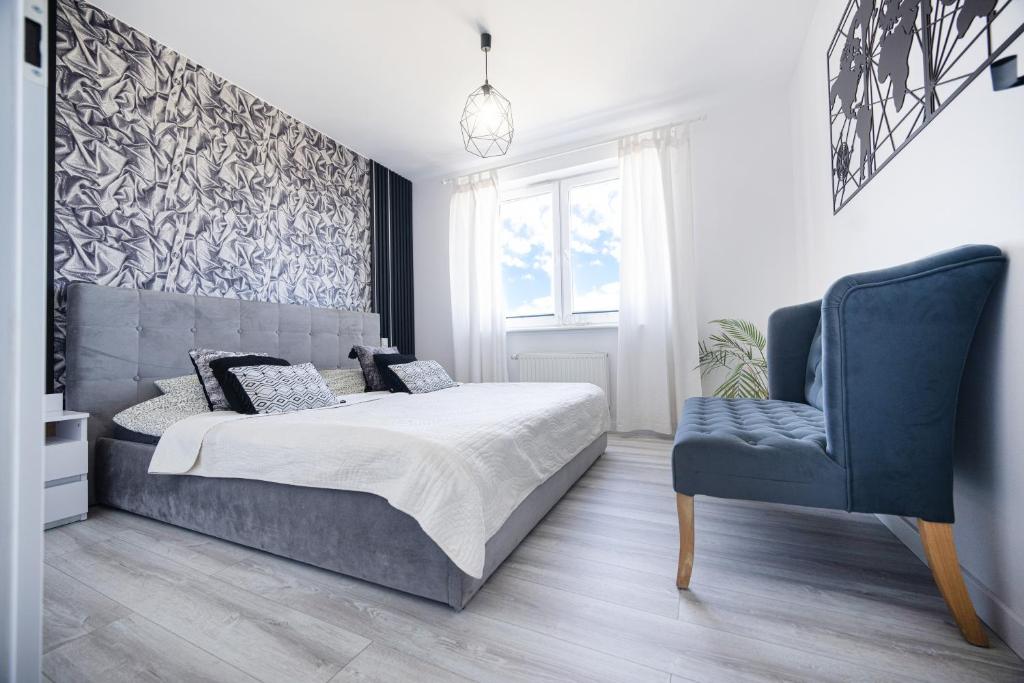 Katil atau katil-katil dalam bilik di Apartament Wanessa