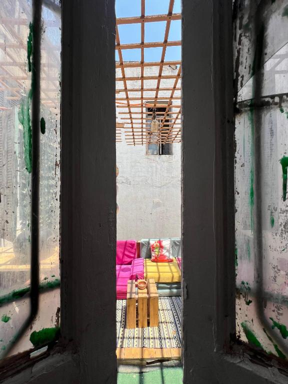 Posezení v ubytování Rhala Hostel Egypt