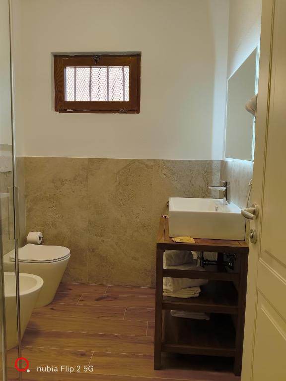 Koupelna v ubytování BnB Montepulciano