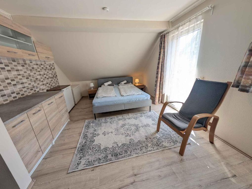 Posteľ alebo postele v izbe v ubytovaní Holiday home in Siofok - Balaton 35459