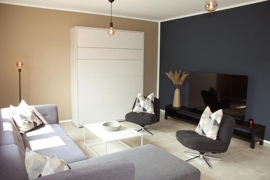 Χώρος καθιστικού στο Stilvoll wohnen - Job & Urlaub