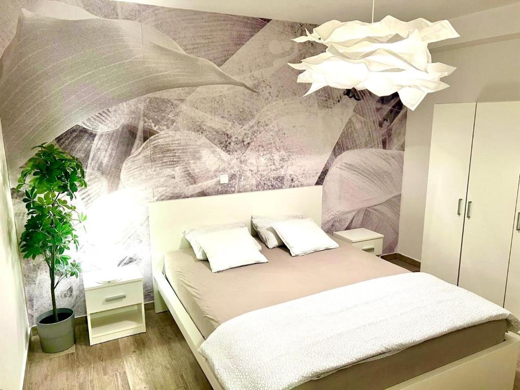 Postel nebo postele na pokoji v ubytování Anapartments