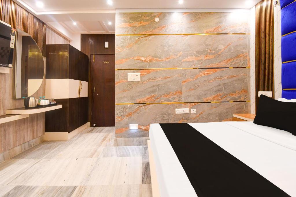 Postel nebo postele na pokoji v ubytování Super Hotel O HAVEN INN