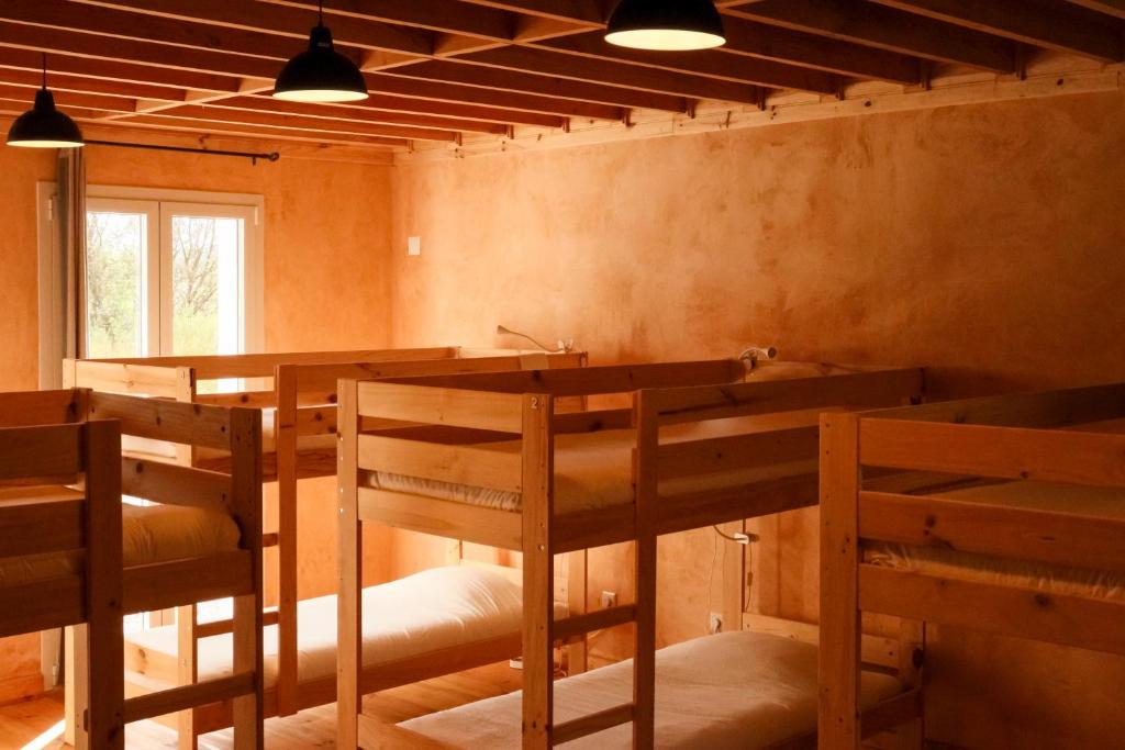 Postel nebo postele na pokoji v ubytování Ananda Guesthouse AL